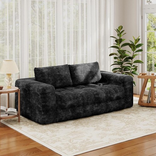 Loveseat boneless couch - 76'',