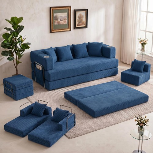 Convertible sofa bed - sofa,